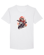 Rocker Cat Tricou mânecă scurtă guler larg Bărbat Skater