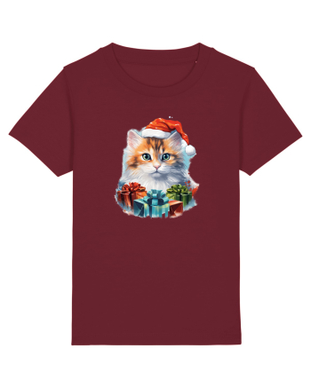 Christmas cat Burgundy