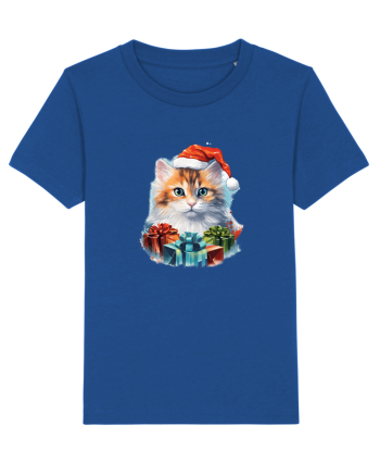 Christmas cat Majorelle Blue