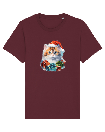 Christmas cat Burgundy