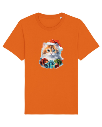 Christmas cat Bright Orange