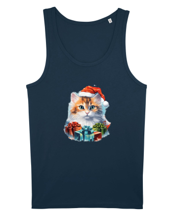 Christmas cat Navy