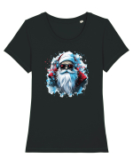 Modern  Santa  Tricou mânecă scurtă guler larg fitted Damă Expresser