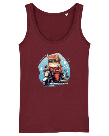 Rocker Cat Burgundy