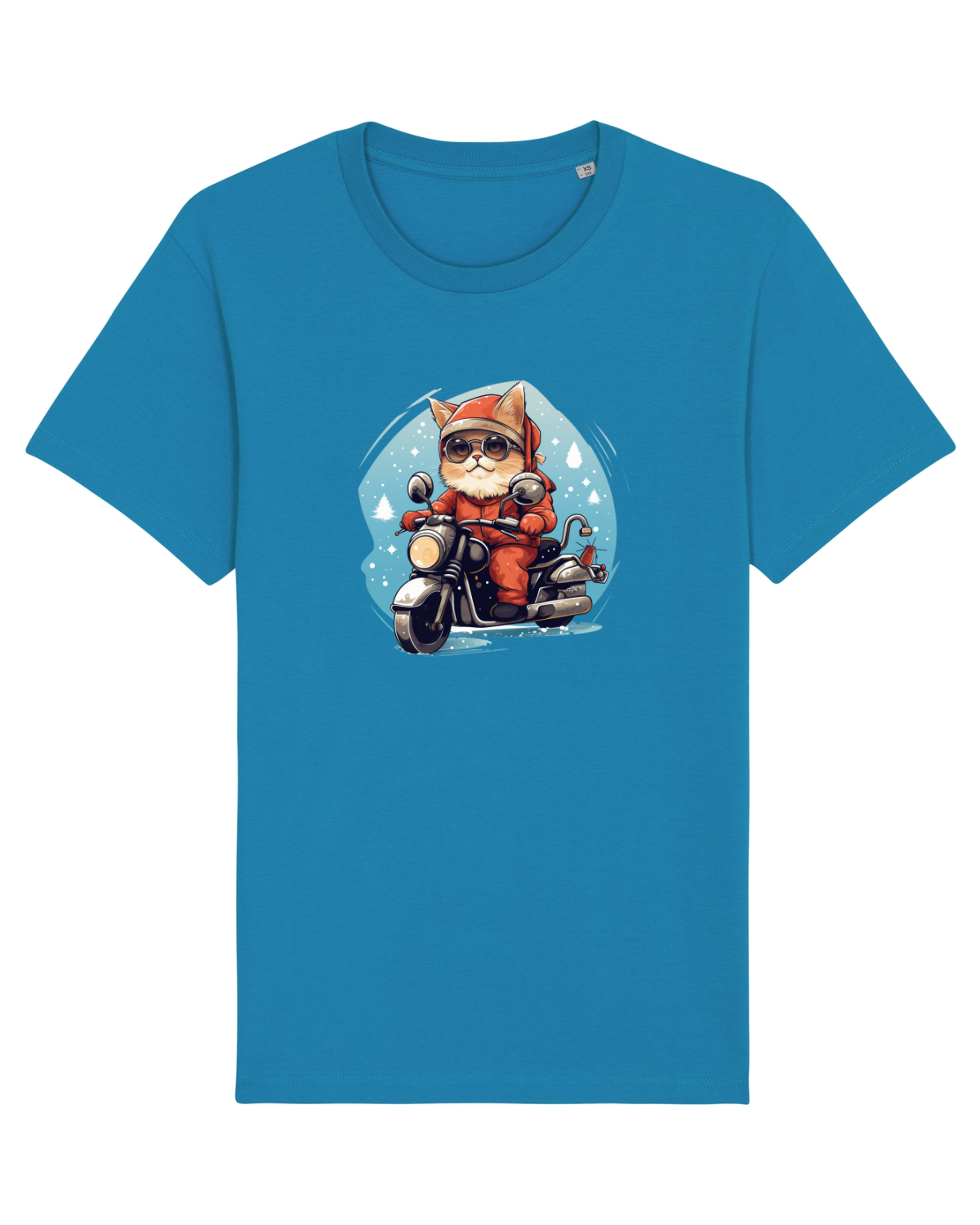 Tricou mânecă scurtă Unisex Rocker Azur