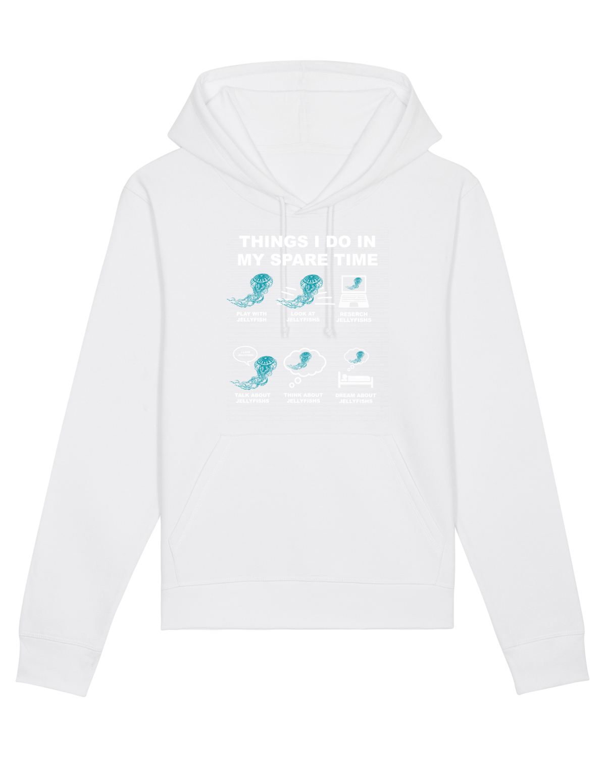 Hanorac Unisex Drummer White