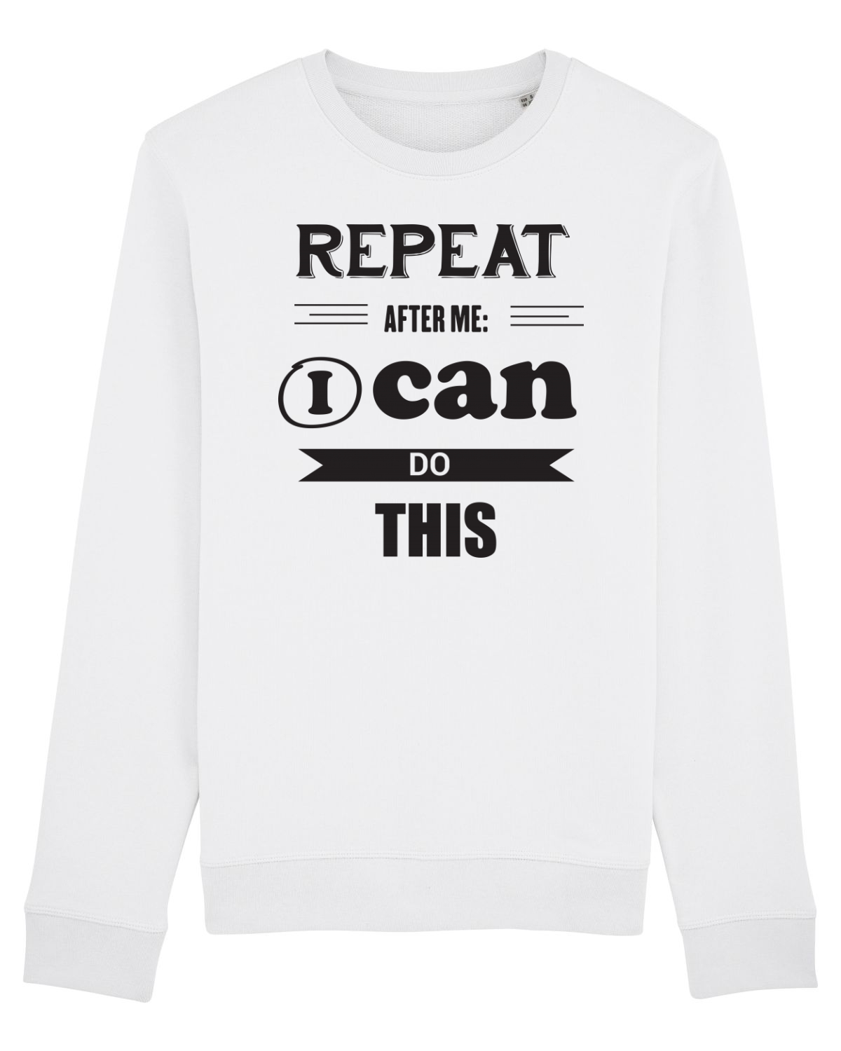 Bluză mânecă lungă Unisex Rise White