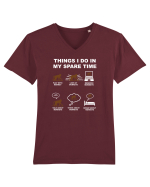 MONKEY Tricou mânecă scurtă guler V Bărbat Presenter