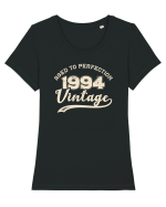 Născut in 1994 BC Aged to perfection Tricou mânecă scurtă guler larg fitted Damă Expresser