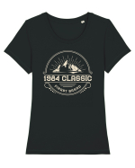 Născut in 1984 BC Classic finest brand Tricou mânecă scurtă guler larg fitted Damă Expresser