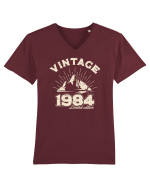 Născut in 1984 BC Vintage limited edition Tricou mânecă scurtă guler V Bărbat Presenter