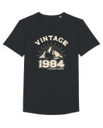 Născut in 1984 BC Vintage limited edition Tricou mânecă scurtă guler larg Bărbat Skater