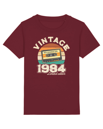 Născut in 1984 Retro sunset casette Burgundy