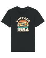 Născut in 1984 Retro sunset casette Tricou mânecă scurtă Unisex Rocker
