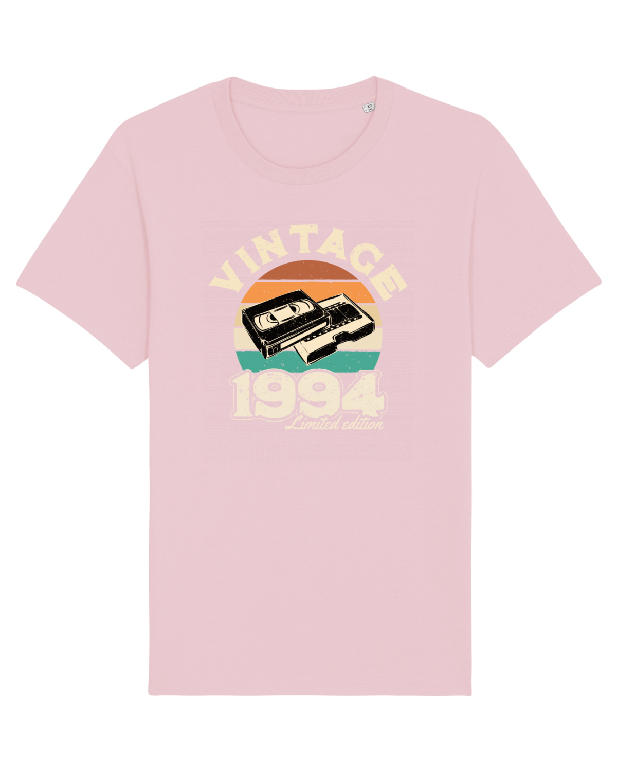 Tricou mânecă scurtă Unisex Rocker Cotton Pink