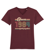 Născut in 1984 ST Classic aged to perfection Tricou mânecă scurtă guler V Bărbat Presenter