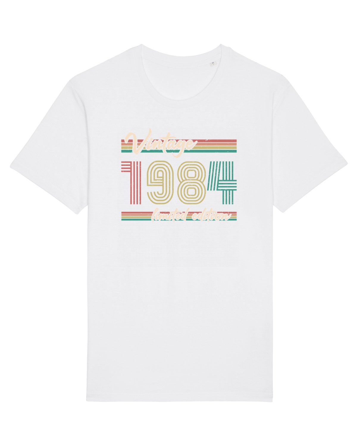 Tricou mânecă scurtă Unisex Rocker White