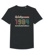 Născut in 1984 ST Darkline vintage Tricou mânecă scurtă guler larg Bărbat Skater