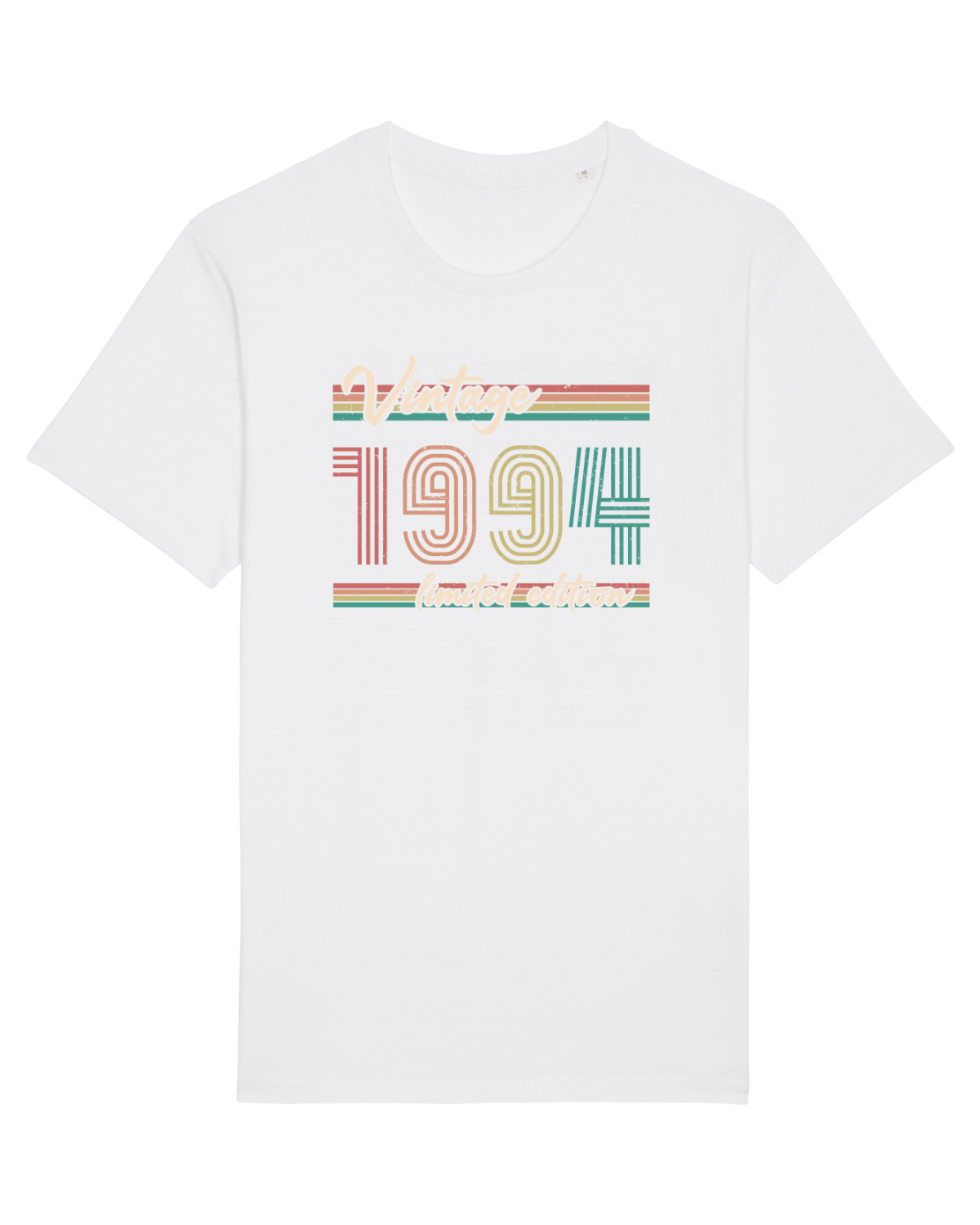 Tricou mânecă scurtă Unisex Rocker White