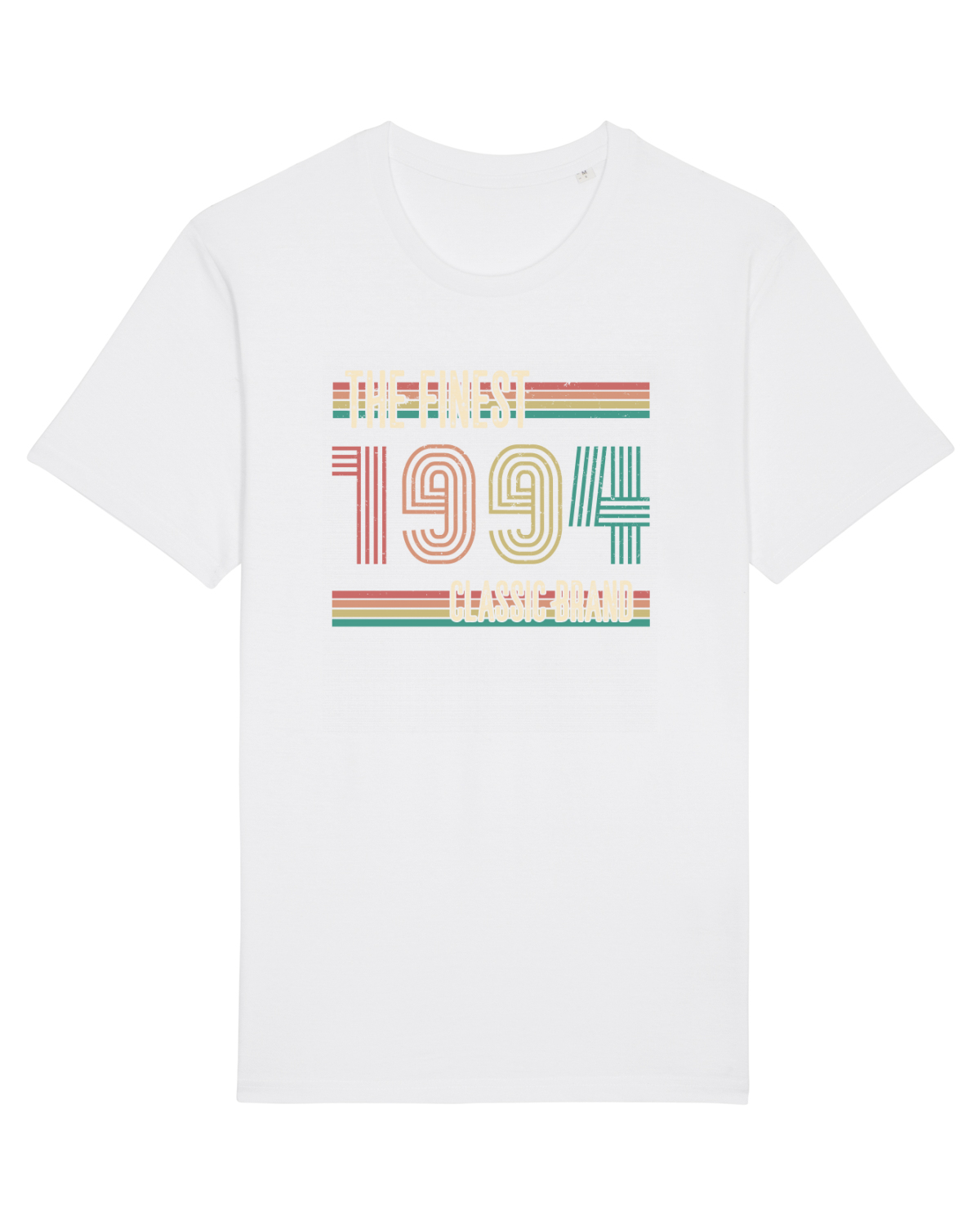 Tricou mânecă scurtă Unisex Rocker White