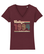 Născut in 1994 ST Vintage limited edition Tricou mânecă scurtă guler V Damă Evoker