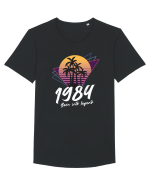 Născut in 1984 SW born into legend Tricou mânecă scurtă guler larg Bărbat Skater
