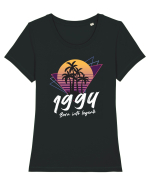 Născut in 1994 SW born into legend Tricou mânecă scurtă guler larg fitted Damă Expresser