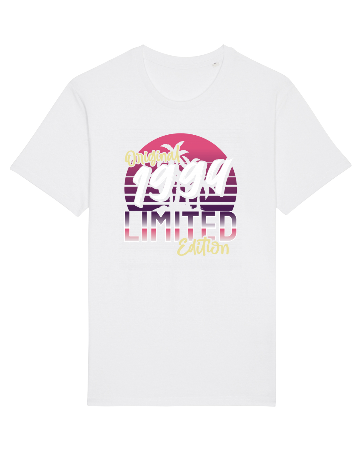 Tricou mânecă scurtă Unisex Rocker White