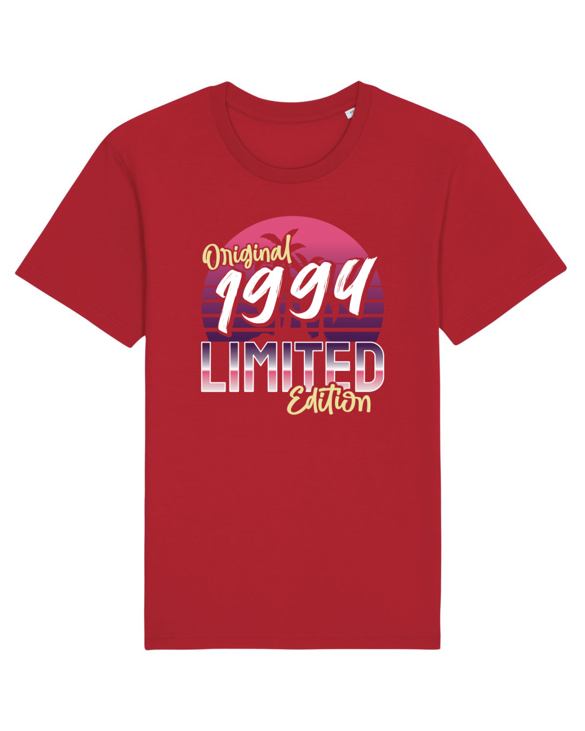 Tricou mânecă scurtă Unisex Rocker Red
