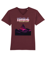 Născut in 1984 SW pyramid limited edition Tricou mânecă scurtă guler V Bărbat Presenter