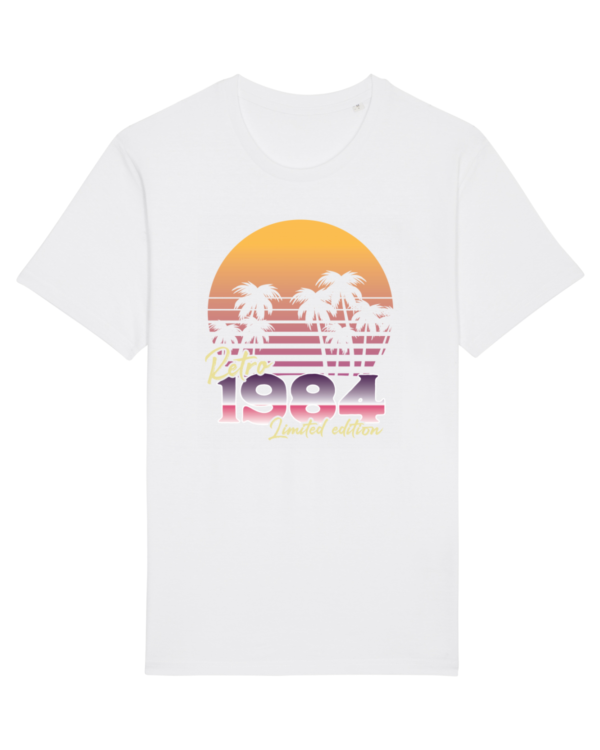 Tricou mânecă scurtă Unisex Rocker White