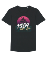 Născut in 1984 SW retro style Tricou mânecă scurtă guler larg Bărbat Skater