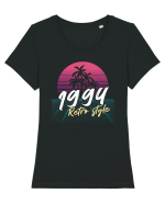 Născut in 1994 SW retro style Tricou mânecă scurtă guler larg fitted Damă Expresser