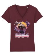 Născut in 1994 SW triangles limited edition Tricou mânecă scurtă guler V Damă Evoker