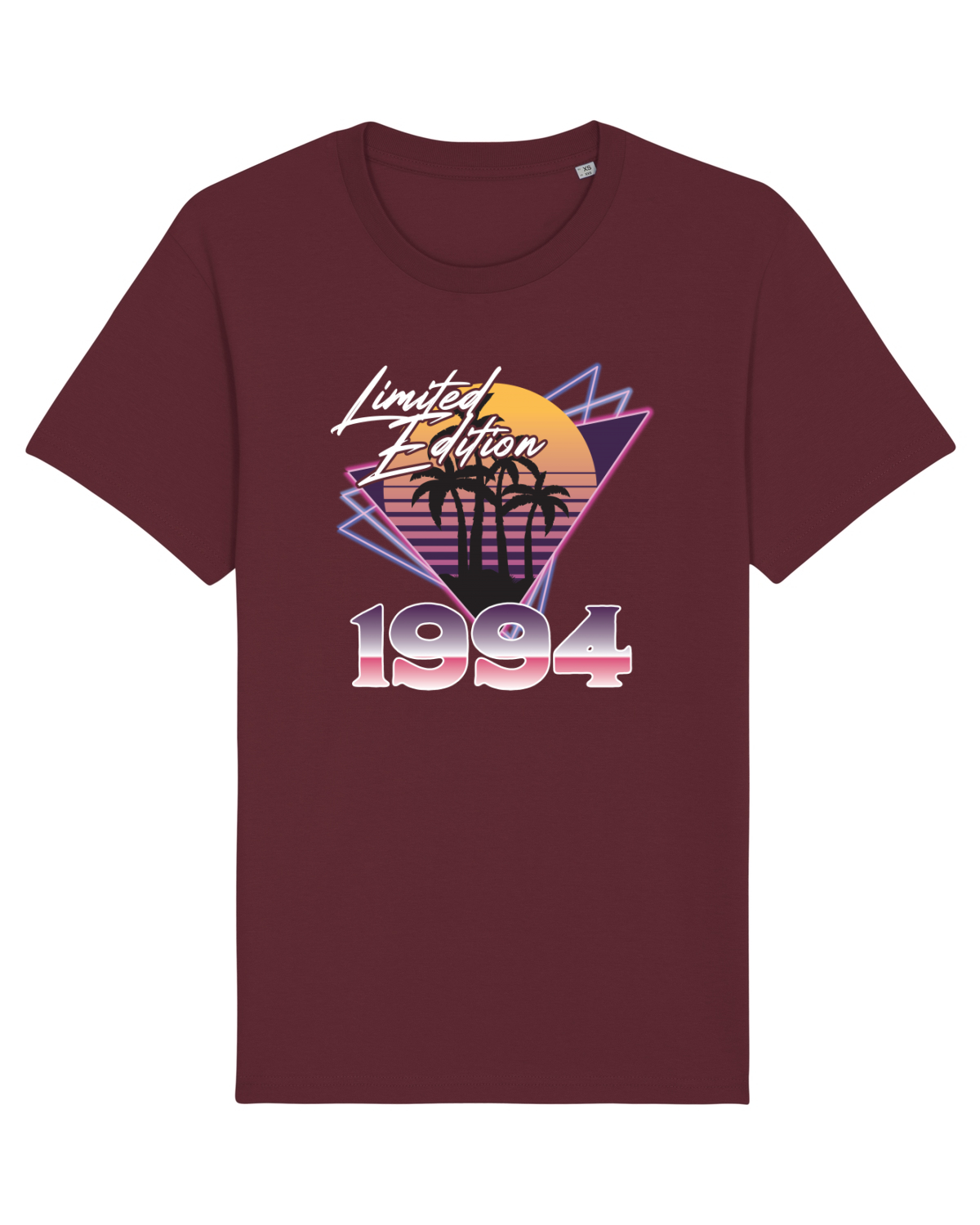 Tricou mânecă scurtă Unisex Rocker Burgundy