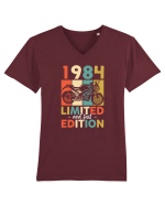 1984 - Limited and fast edition - Cadou aniversar 1984 Tricou mânecă scurtă guler V Bărbat Presenter