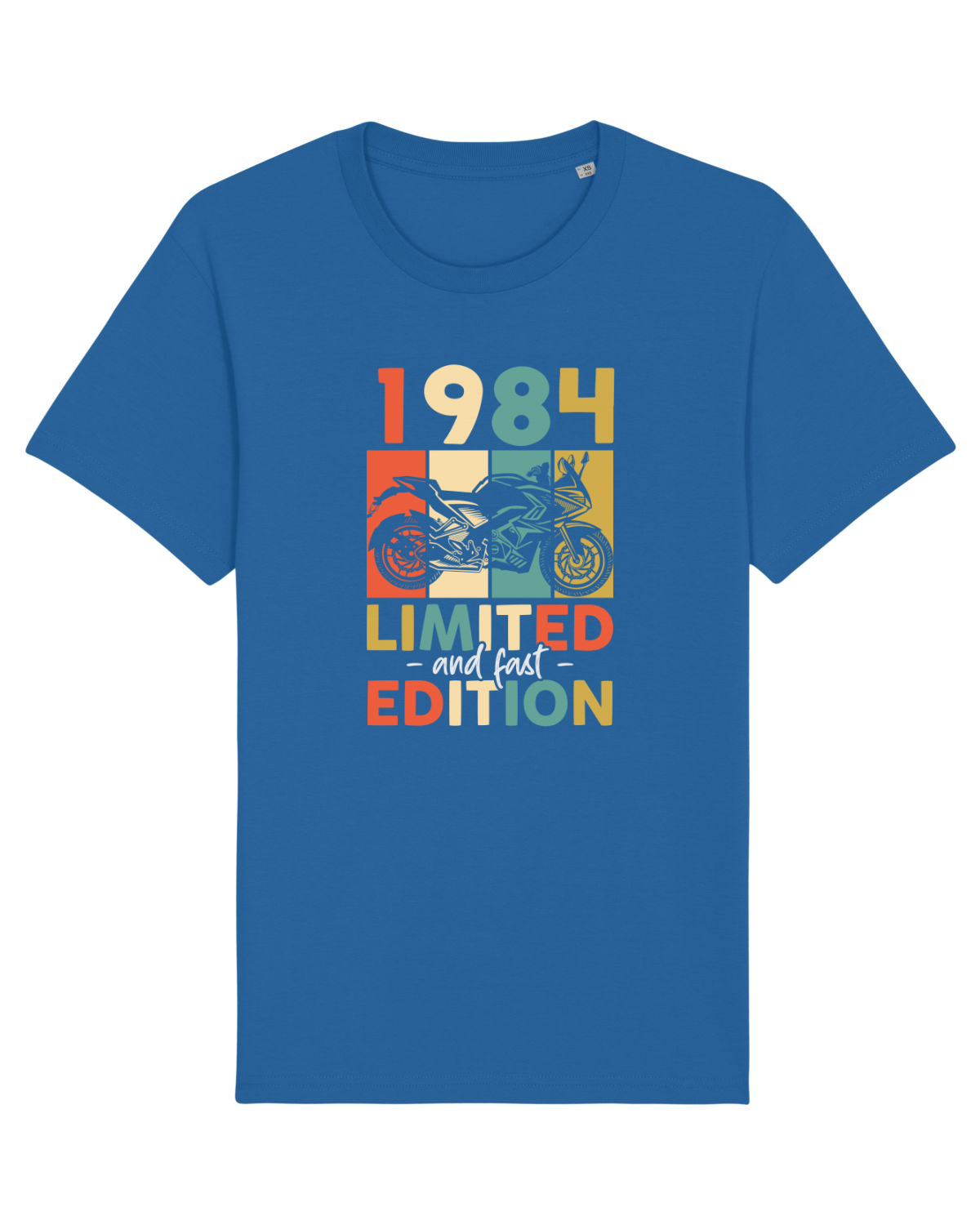 Tricou mânecă scurtă Unisex Rocker Royal Blue