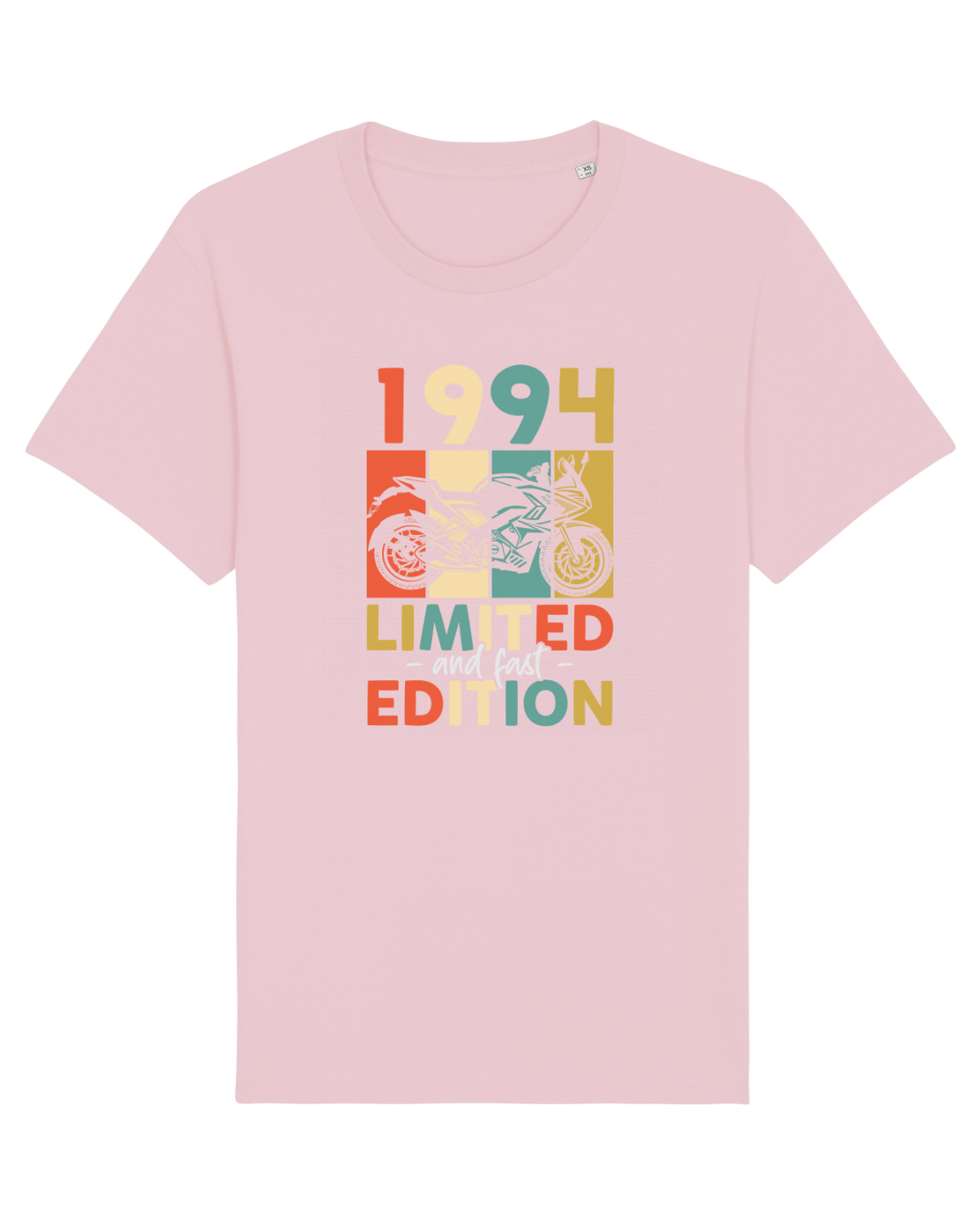 Tricou mânecă scurtă Unisex Rocker Cotton Pink