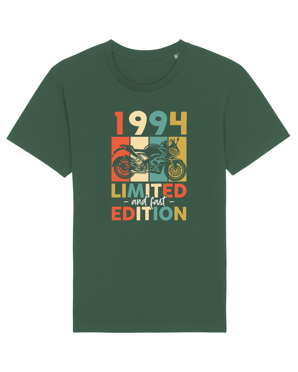 Tricou mânecă scurtă Unisex Rocker Bottle Green