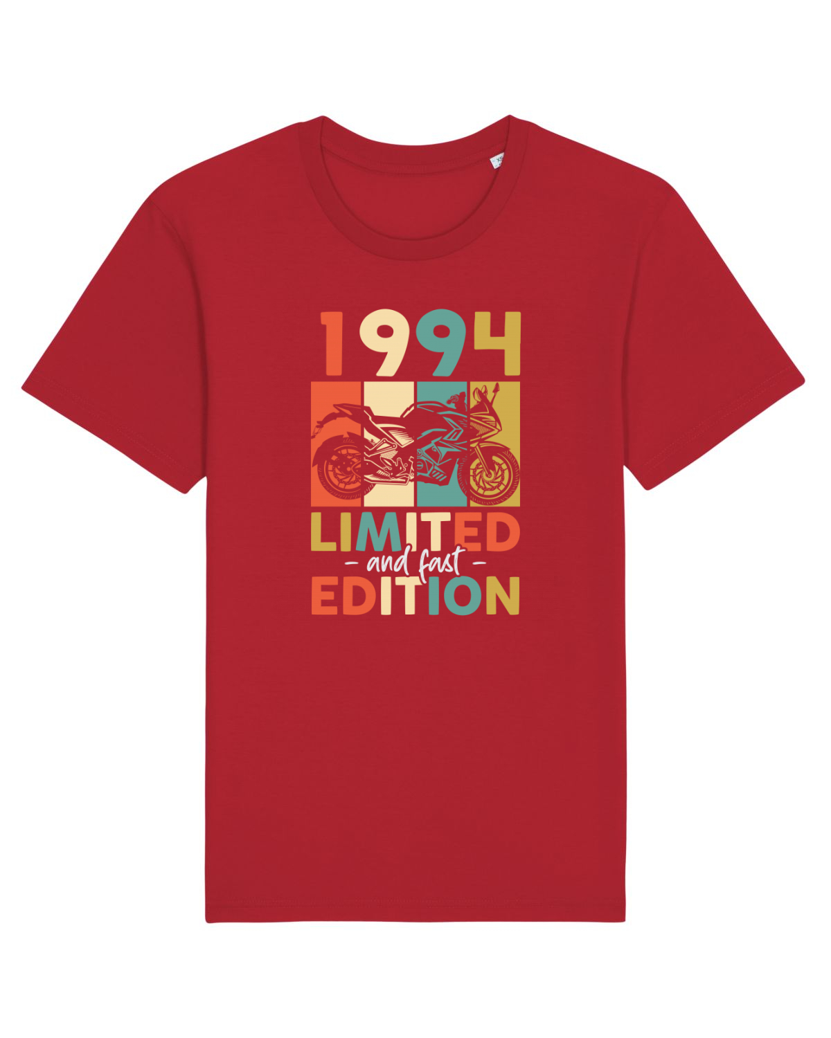 Tricou mânecă scurtă Unisex Rocker Red