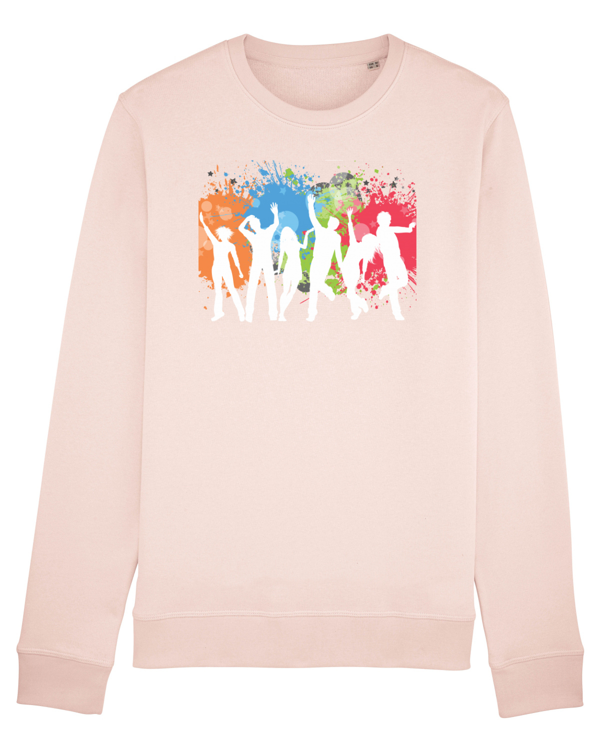 Bluză mânecă lungă Unisex Rise Candy Pink