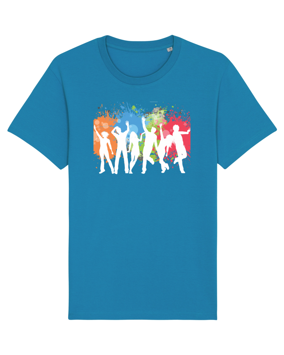 Tricou mânecă scurtă Unisex Rocker Azur