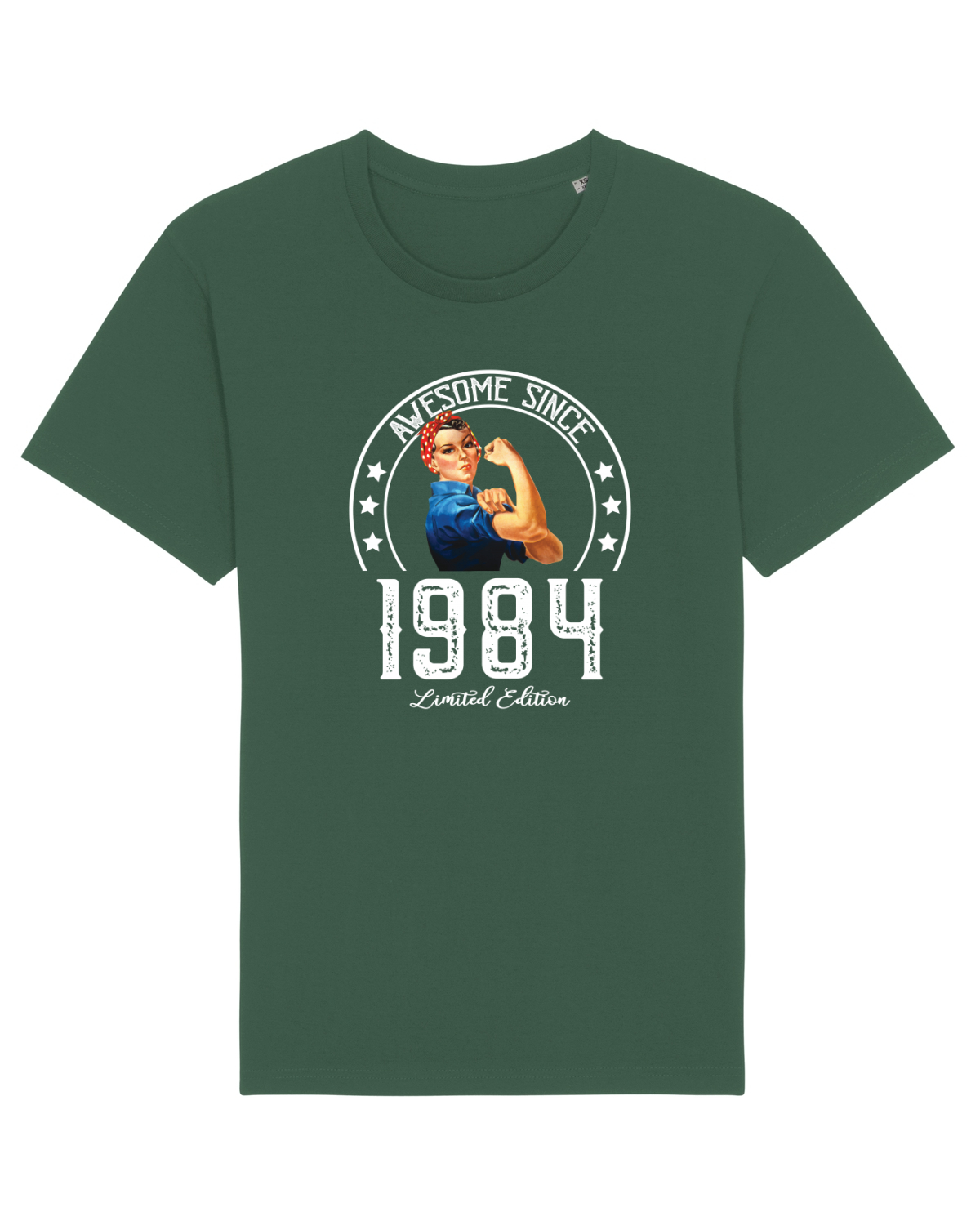 Tricou mânecă scurtă Unisex Rocker Bottle Green