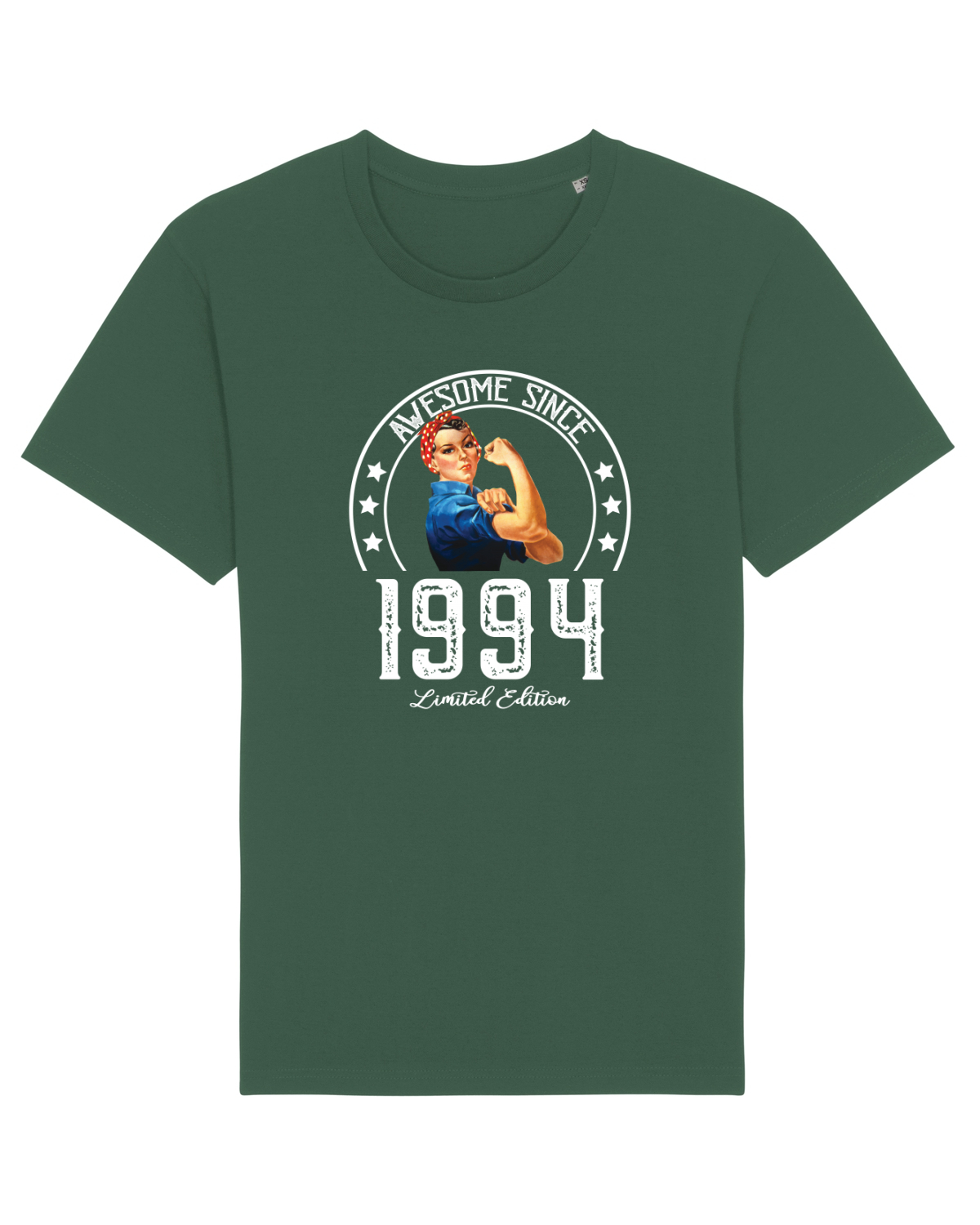 Tricou mânecă scurtă Unisex Rocker Bottle Green