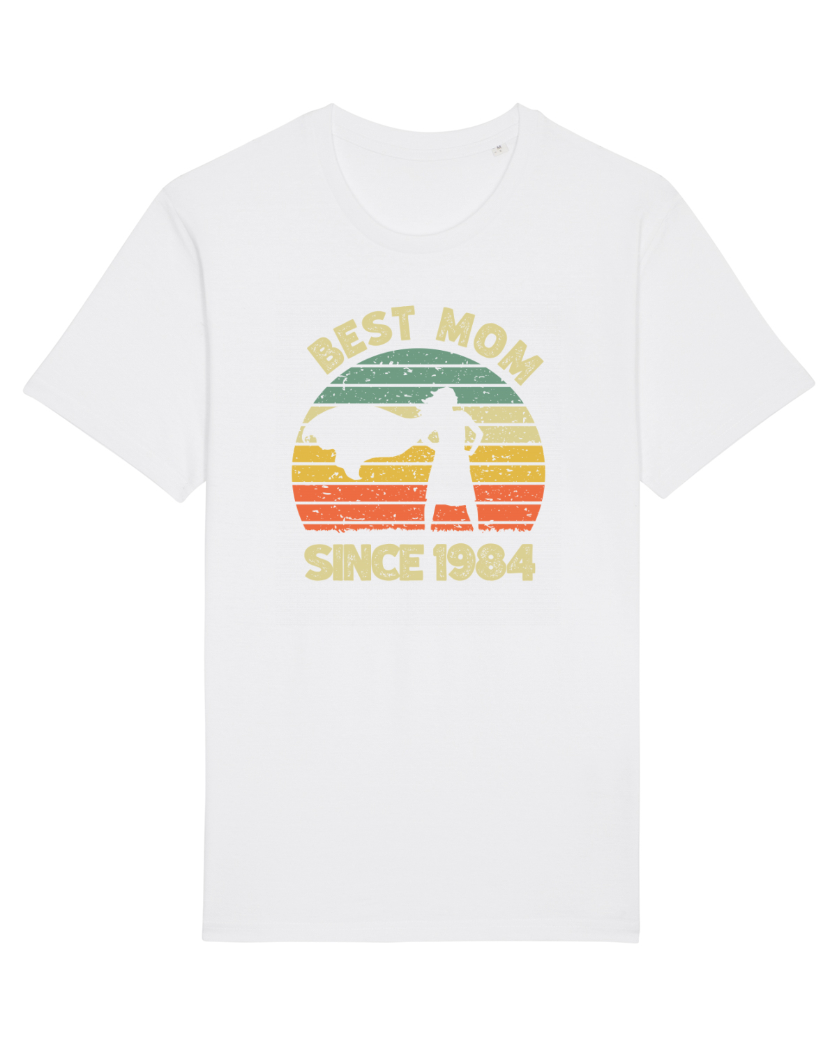 Tricou mânecă scurtă Unisex Rocker White