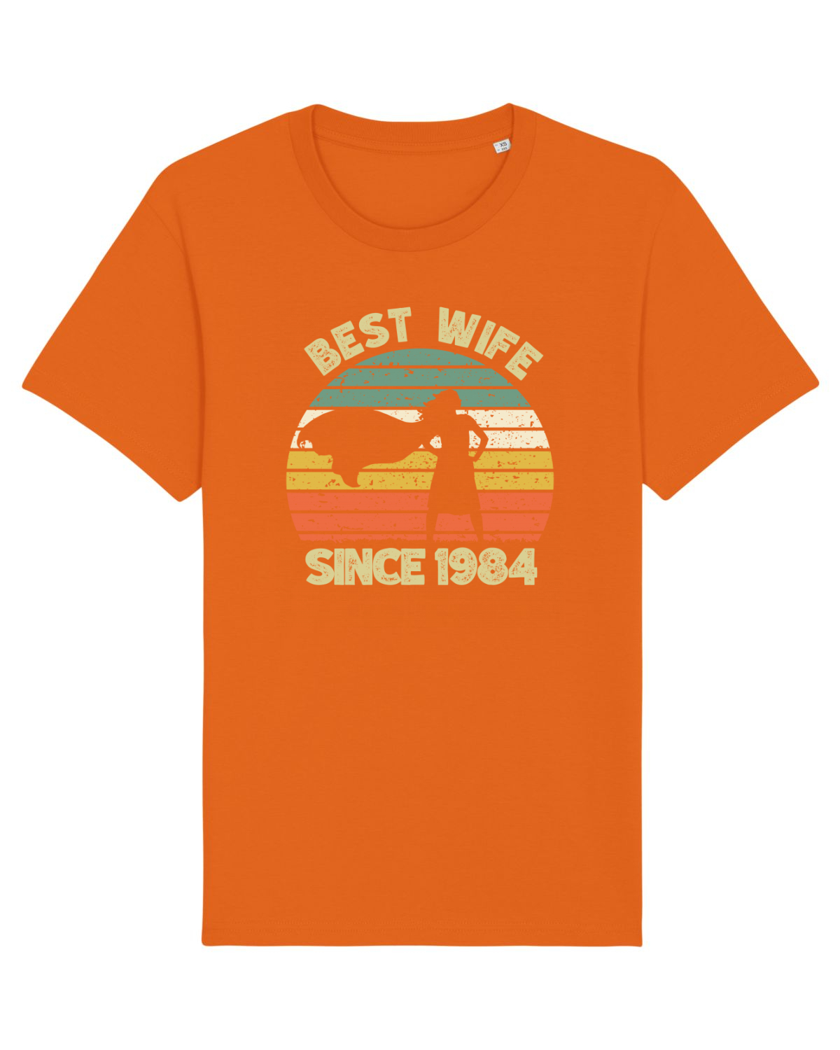 Tricou mânecă scurtă Unisex Rocker Bright Orange
