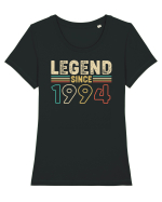 Legend since 1994 v2 - Cadou aniversar 1994 Tricou mânecă scurtă guler larg fitted Damă Expresser