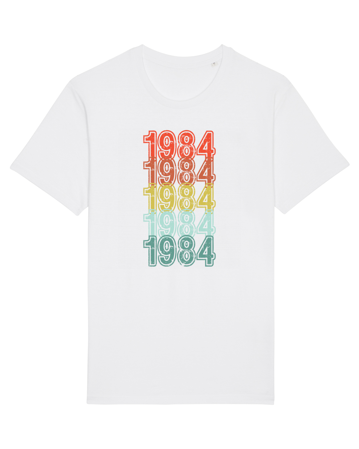 Tricou mânecă scurtă Unisex Rocker White