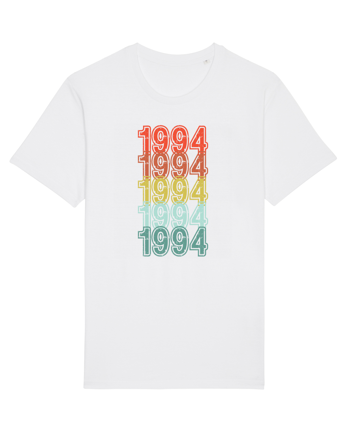 Tricou mânecă scurtă Unisex Rocker White