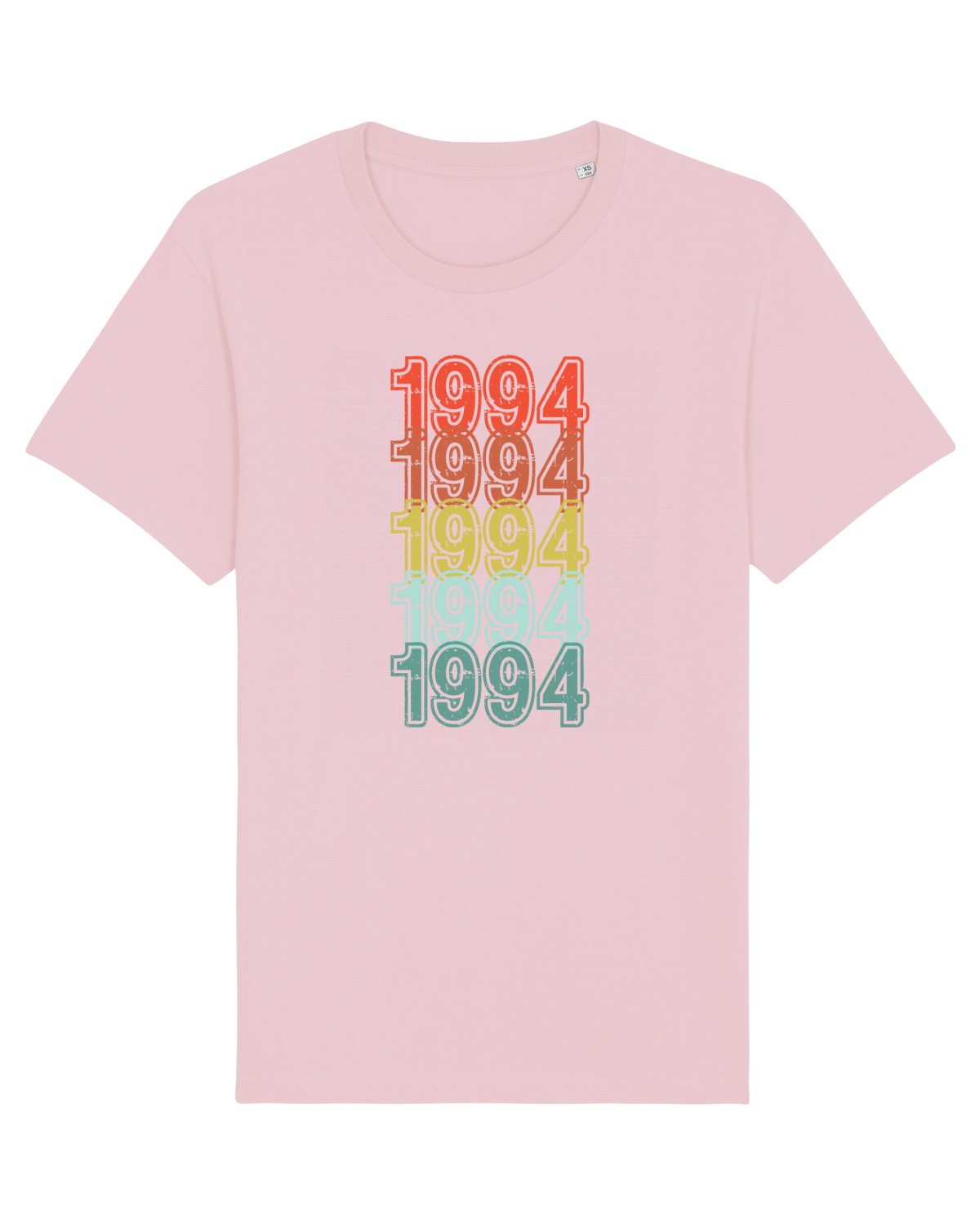 Tricou mânecă scurtă Unisex Rocker Cotton Pink